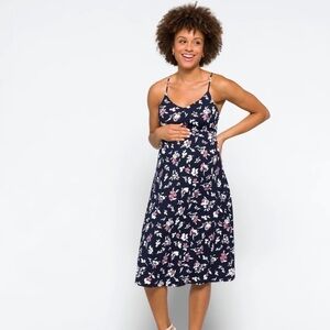 Angie maternity knit midi dress